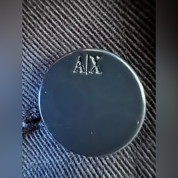 Armani Exchange Academia Collegiate School Crest Patch 3/4 Sleeve Blazer Jacket - Picture 7 of 13